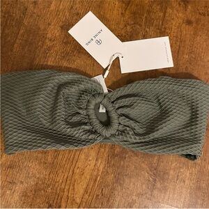Annie Bing NWT Bikini Bandeau Top M